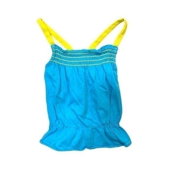 Healthtex Blue and Yellow Smocked Tank Top Size 9 Months - Picture 7 of 7